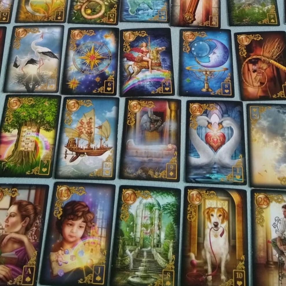 Kartenlegen mit Herz